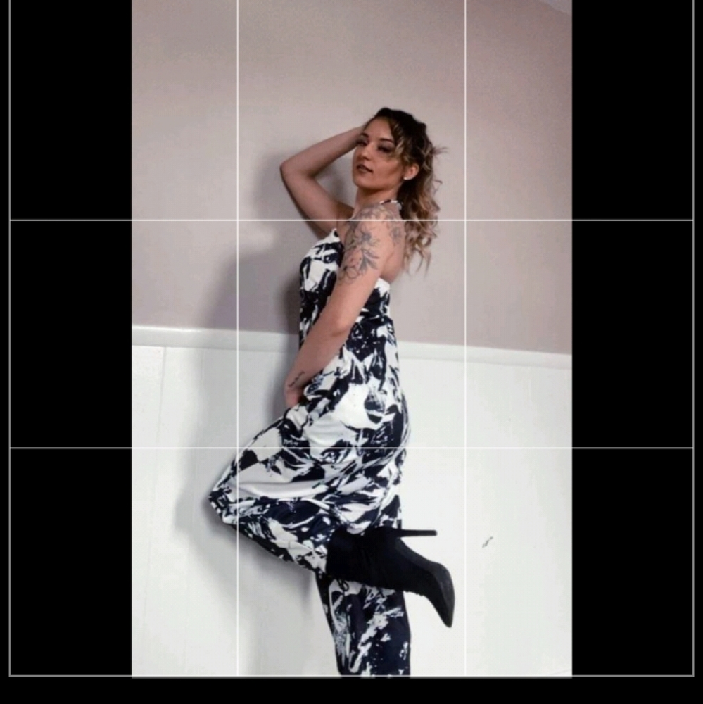 Black and white balloon pants with pockets